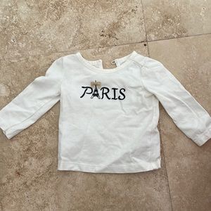 Janie and jack “Paris” long sleeve shirt